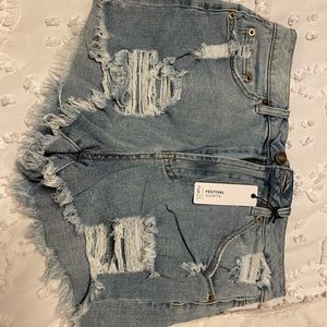 Ripped Rue 21 Jean Shorts